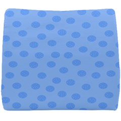 Dots With Points Light Blue Seat Cushion by AinigArt