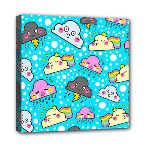 Cloud Seamless Pattern Mini Canvas 8  X 8  (stretched) by Vaneshart