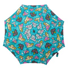 Cloud Seamless Pattern Hook Handle Umbrellas (medium) by Vaneshart
