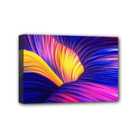 Abstract Antelope Pattern Background Mini Canvas 6  X 4  (stretched) by Vaneshart