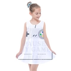 Ipaused2 Kids  Summer Dress by ChezDeesTees