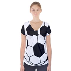 5b2fb95fc4cbc8 66228713-(1) Short Sleeve Front Detail Top by ChezDeesTees