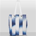 Blue Strips Full Print Rope Handle Tote (Small) View2