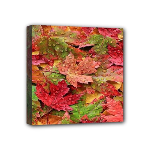 Spring Leafs Mini Canvas 4  X 4  (stretched) by Sparkle