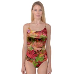 Spring Leafs Camisole Leotard  by Sparkle