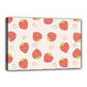 Strawberries-pattern-design Canvas 18  x 12  (Stretched) View1