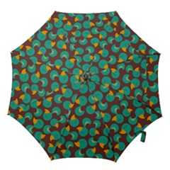 Vector-illustration-seamless-pattern-with-cartoon-duck Hook Handle Umbrellas (small) by Vaneshart