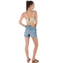 Seamless-hipster-pattern-with-watermelons-mint-geometric-figures Woven Tie Front Bralet View2
