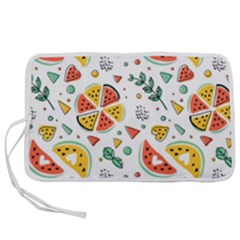 Seamless-hipster-pattern-with-watermelons-mint-geometric-figures Pen Storage Case (s) by Vaneshart