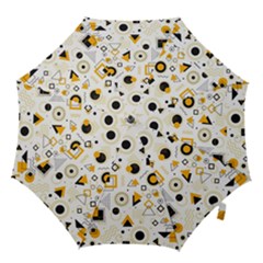 Flat-geometric-shapes-background Hook Handle Umbrellas (small) by Vaneshart