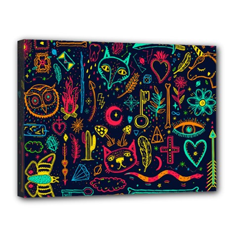 Sketch-graphic-illustration Canvas 16  X 12  (stretched) by Vaneshart