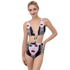 Chris Wall Tied Up Two Piece Swimsuit by snowwhitegirl