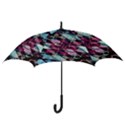 Matrix Grunge Print Hook Handle Umbrellas (Small) View3