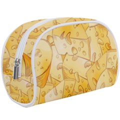 Cheese Slices Seamless Pattern Cartoon Style Makeup Case (large) by BangZart