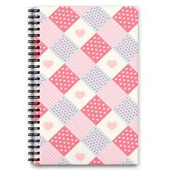 Cute Kawaii Patches Seamless Pattern 5 5  X 8 5  Notebook by BangZart