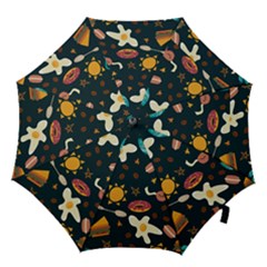 Seamless Pattern With Breakfast Symbols Morning Coffee Hook Handle Umbrellas (medium) by BangZart