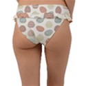 Seamless pattern colorful easter egg flat icons painted traditional style Frill Bikini Bottom View2