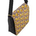 Yellow mushroom pattern Flap Closure Messenger Bag (S) View2