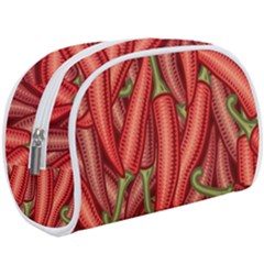 Seamless Chili Pepper Pattern Makeup Case (large) by BangZart