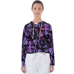 Abstract Intricate Texture Print Women s Slouchy Sweat by dflcprintsclothing