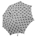 Black and white art-deco pattern Hook Handle Umbrellas (Medium) View2