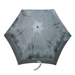 Fog Winter Scene Venice, Italy Mini Folding Umbrellas by dflcprintsclothing