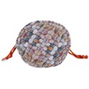 Rounded Stones Print Motif Drawstring Bucket Bag View3