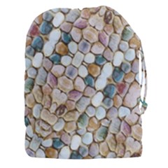 Rounded Stones Print Motif Drawstring Pouch (3xl) by dflcprintsclothing