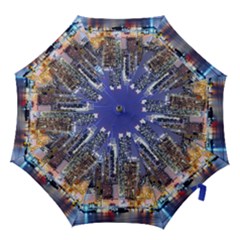 New-york Cityscape  Hook Handle Umbrellas (medium) by Dushan