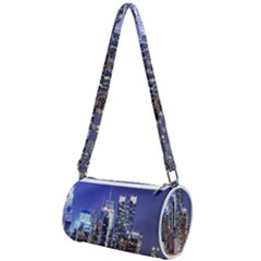 New-york Cityscape  Mini Cylinder Bag by Dushan