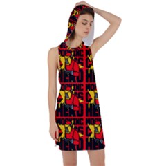 Working Class Hero - Welders And Other Handymen Are True Heroes - Work Racer Back Hoodie Dress by DinzDas