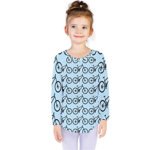 Mountain Bike - Mtb - Hardtail And Dirt Jump Kids  Long Sleeve Tee by DinzDas