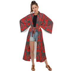 015 Mountain Bike - Mtb - Hardtail And Downhill Maxi Kimono by DinzDas