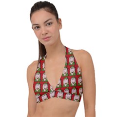 Village Dude - Hillbilly And Redneck - Trailer Park Boys Halter Plunge Bikini Top by DinzDas