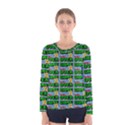 Game Over Karate And Gaming - Pixel Martial Arts Women s Long Sleeve Tee View1