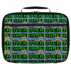 Game Over Karate And Gaming - Pixel Martial Arts Full Print Lunch Bag by DinzDas