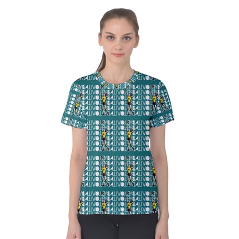 Volleyball Girl - Volleyball Oldschool Communist Women s Cotton Tee by DinzDas