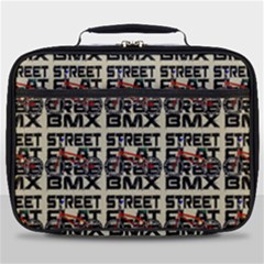 Bmx And Street Style - Urban Cycling Culture Full Print Lunch Bag by DinzDas