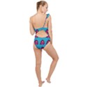 Little Devil Baby - Cute And Evil Baby Demon Frilly One Shoulder Swimsuit View2