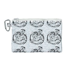 Monster Party - Hot Sexy Monster Demon With Ugly Little Monsters Canvas Cosmetic Bag (medium) by DinzDas