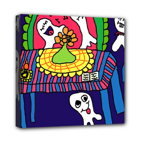 Circus Ghosts Digital Mini Canvas 8  X 8  (stretched) by snowwhitegirl