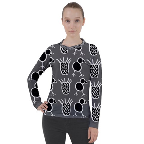 Njhb Vectorized Women s Pique Long Sleeve Tee by CHPALTD