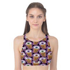 Eyes Cups Tank Bikini Top by Sparkle