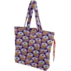 Eyes Cups Drawstring Tote Bag by Sparkle