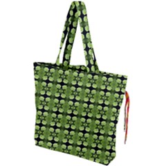 Digital Pattern Drawstring Tote Bag by Sparkle