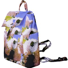 Pink Snowball Branch Buckle Everyday Backpack by okhismakingart