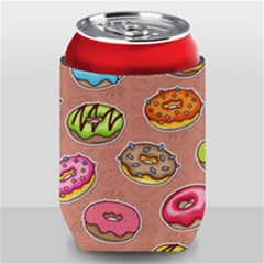 Doughnut Doodle Colorful Seamless Pattern Can Holder by Amaryn4rt