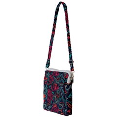 Vintage Flash Tattoos Designs Seamless Pattern Multi Function Travel Bag by Amaryn4rt