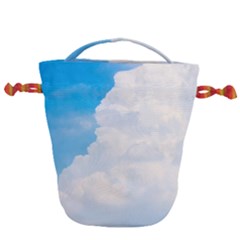 Sky Drawstring Bucket Bag by byali