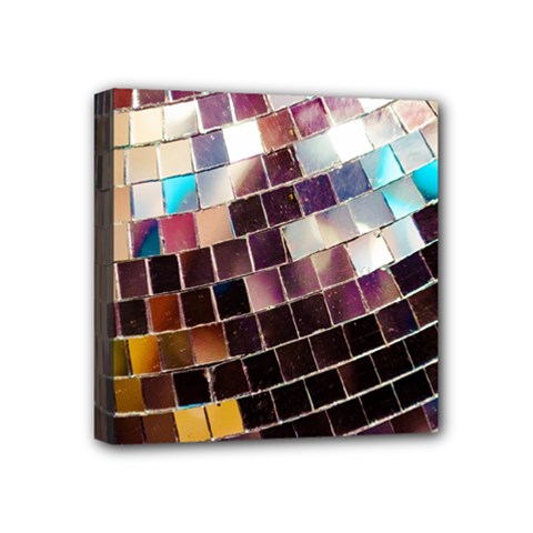 Disco Ball Mini Canvas 4  X 4  (stretched) by essentialimage